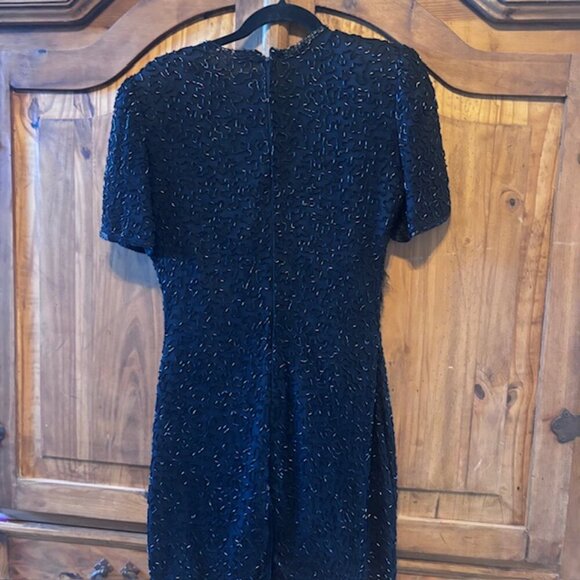 Stunning Vintage Lawrence Kazar NY Cocktail Dress - Size PP (Petite) - Picture 9 of 10